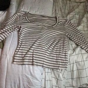 Stripped crop top